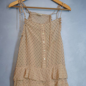 xs Free people sheer baby doll dress